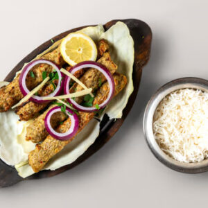 Chicken Seekh Kebab (slightly spicy)