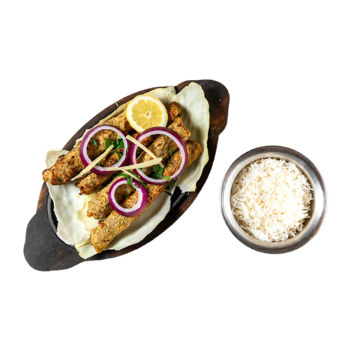 Chicken Seekh Kebab (slightly spicy)