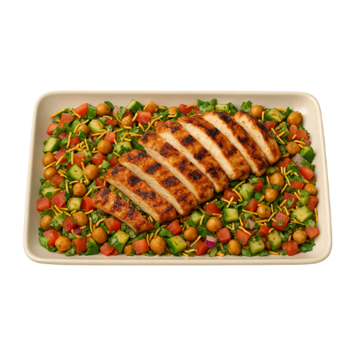 Grilled Chicken Chat Salad