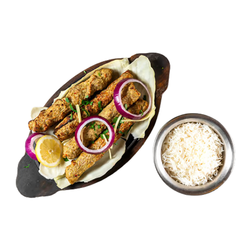 Lamb Seekh Kebab (slightly spicy)