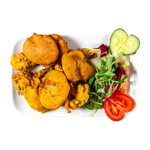 Mix pakoras plate