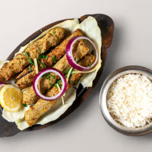 Lamb Seekh Kebab (slightly spicy)